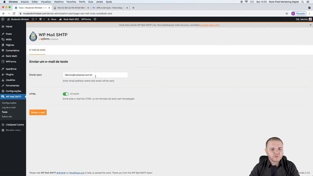 Como enviar formulários e e-mail pelo Wordpress usando o plugin WP Mail SMTP смотреть онлайн