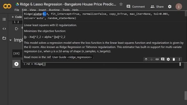 Ridge and Lasso Regression in Python [Hind] Practical | Data Science | Machine Learning Tutorial смотреть онлайн