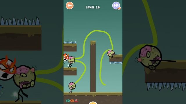 Attack Draw Line All Levels Solution Puzzle Game (Levels 1 - 50) by WEEGOON смотреть онлайн