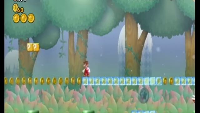New Super Mario Bros. Wii - World 9-7 with 3 Star Coins in a Single Run without Getting Hurt смотреть онлайн