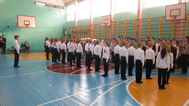 Смотр строя и песни, 3Б класс, Лицей 144, Санкт-Петербург. смотреть онлайн