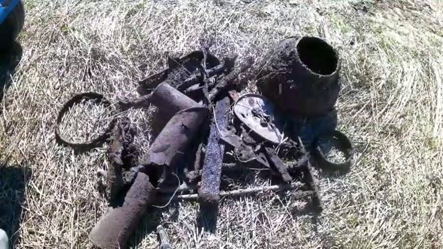 Металлокоп.Весна дает свой результат.Целый прицеп чермета. смотреть онлайн