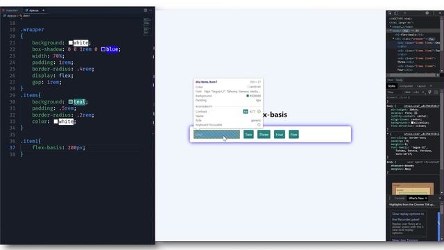 Flexbox Tutorial #15: Flex Basis Tutorial | codingops смотреть онлайн