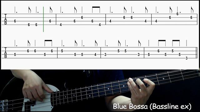 [2BassJam](Bass)Blue Bossa(Bass cover with tabs 161) смотреть онлайн