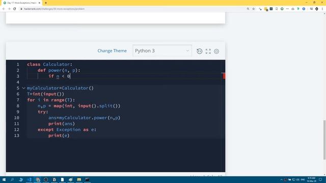 More Exceptions | 30 Days of Code in Python | Day 17 смотреть онлайн