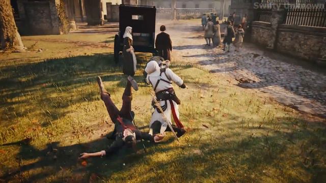 Assassin's Creed Unity - Stealth Kills Gameplay - Fast-Paced Action - PC смотреть онлайн