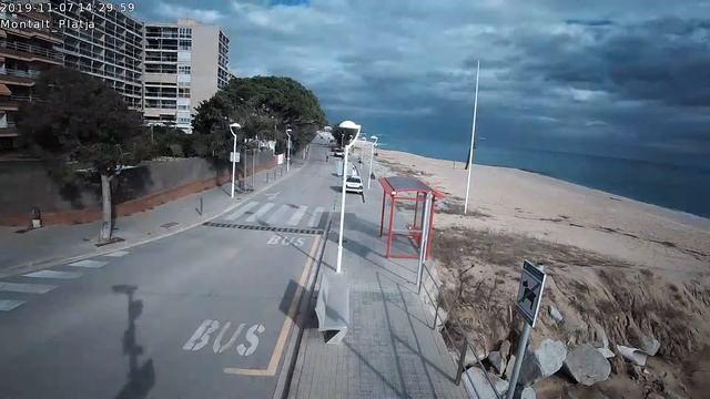Timelapse Sant Vicenc de Montalt - Platja 07-11-2019 смотреть онлайн