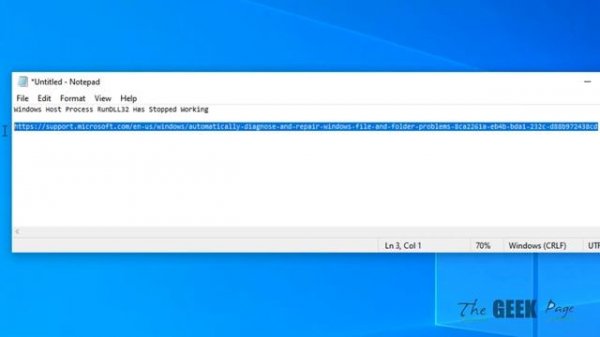 Windows Host Process RunDLL32 Has Stopped Working Fix