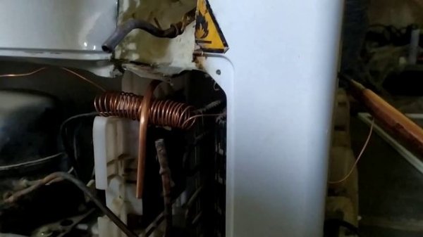 #DeepFreezer# deep freezer internal leakage repair // freezer external cooling coil fitting