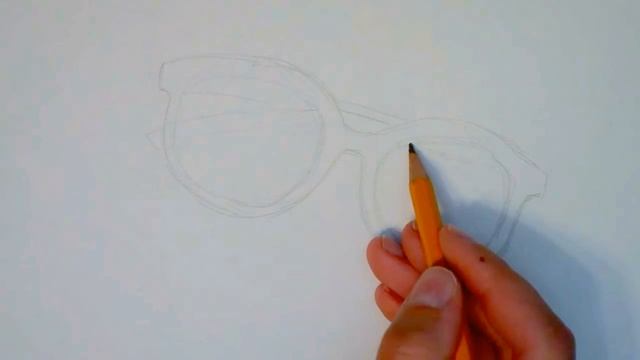 Рисуем крутые солнечные очки. Рисунки для лд. How to draw sunglasses смотреть онлайн