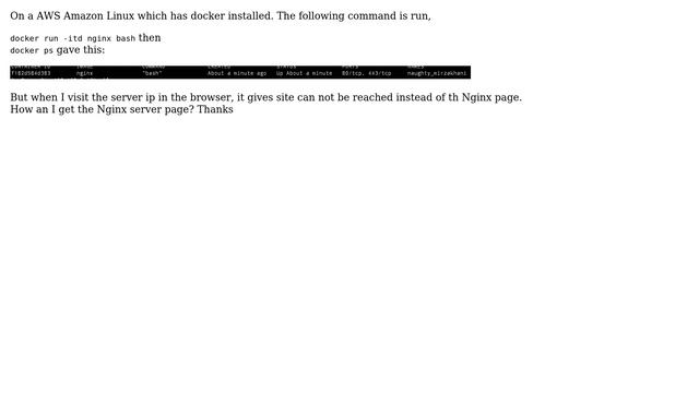 DevOps & SysAdmins: docker run nginx but can not browse to it смотреть онлайн