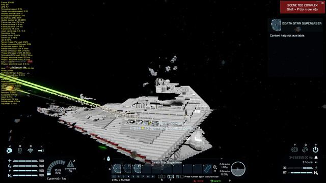 Space Engineers Death Star SUPERLASER смотреть онлайн