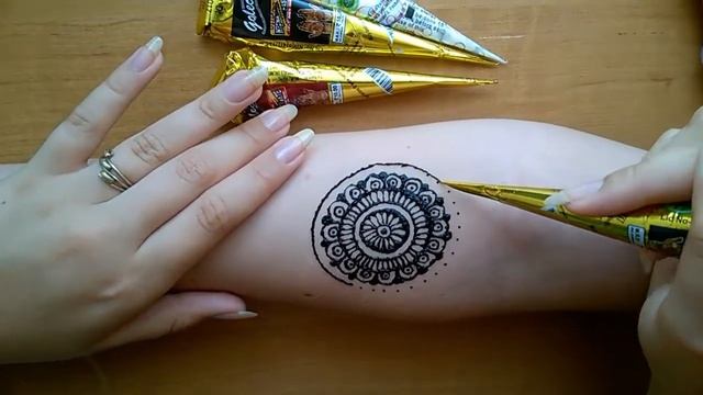 Красивое МЕХЕНДИ учимся РИСОВАТЬ\Мехенди Для Девочек // Рисуем Хной На Руках // Видео .мастер класс смотреть онлайн