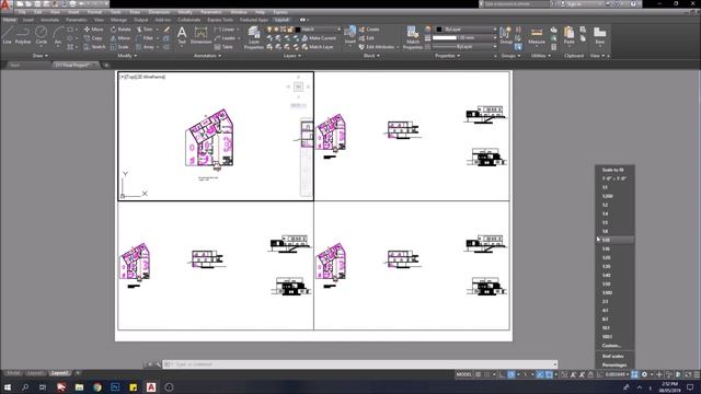 الطباعة من أوتوكاد بمقياس رسم صحيح (عن طريق Layout) смотреть онлайн