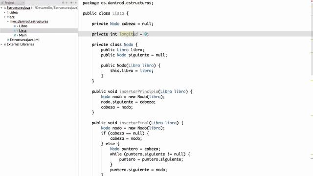 Estructuras de datos – 4. Listas enlazadas en Java (COMPLETO) смотреть онлайн