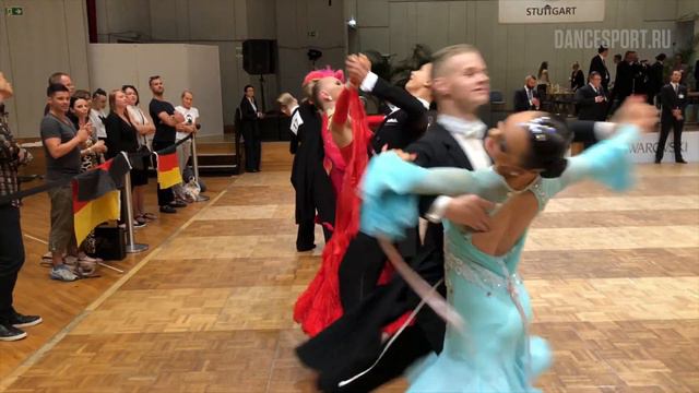 Kirill Kurbatov - Alexandra Revel-Muroz RUS | English Waltz | WDSF Junior II Standard | GOC 2018 смотреть онлайн