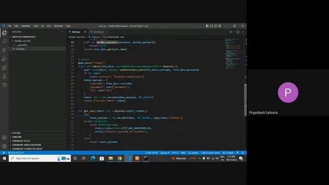 FastAPI Security - PYG смотреть онлайн