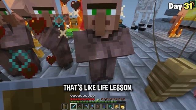 I Spent 100 Days In ONE BLOCK LUCKYBLOCK Minecraft! [HARDCORE]