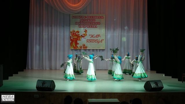 Народно-сценический танец,10-12,Русский Ансамбль "Золотое яблочко","Березки" смотреть онлайн