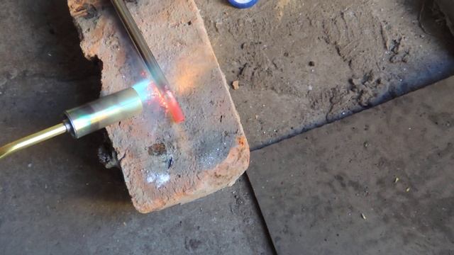 Пайка медь+сталь.МАПП газ без кислорода.