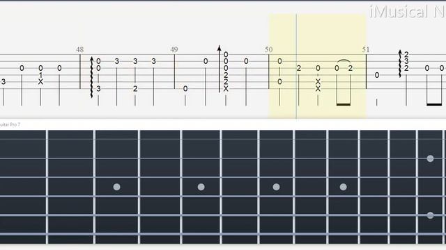 Guitar TAB - Gabriella Quevedo : Desperado | Tutorial Sheet Lesson #iMn