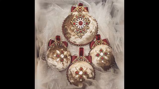 Дизайнерские елочные игрушки. смотреть онлайн