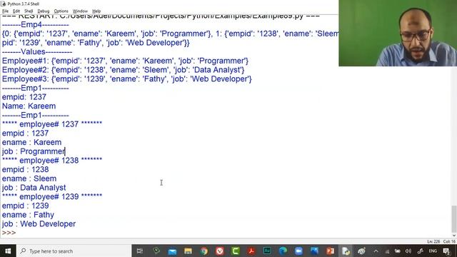 30 Python Course L9 Nested Dictionary get data from dictionary of dictionaries смотреть онлайн