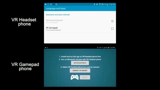 Virtual Controller (gamepad) for VR Games (Google Cardboard, Samsung Gear VR and other Headsets) смотреть онлайн