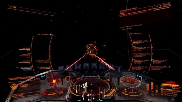 6 Enhanced AX Multi-cannon Type 10 in a AX CZ. Elite Dangerous Odyssey. смотреть онлайн