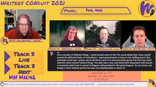 Writers CONduit 2021: RPG Game Writing смотреть онлайн