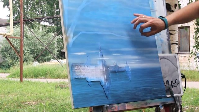 урок аэрографии пейзаж смотреть онлайн