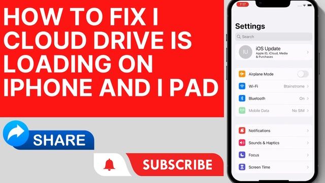 How To Enable Icloud Drive On Iphone And Ipad In IOS16.1.3?