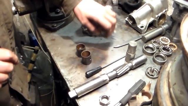 Замена втулок рулевой колонки ваз 2101 и подгонка их к валу сошки. смотреть онлайн