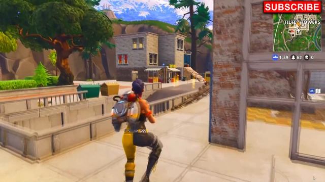 Using the Jetpack in Fortnite Battle Royale (Jetpack Gameplay in Tilted Towers) смотреть онлайн