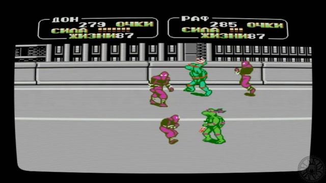 Level 4 Teenage Mutant Ninja Turtles II Arcade Game RUS 1990 (Dendy NES) смотреть онлайн