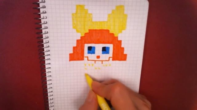 МОИ РИСУНКИ ПО КЛЕТОЧКАМ – КУКЛА ЛОЛ (LOL) СЮРПРИЗ - Pixel Art Простые рисунки игрушка Lol surpris смотреть онлайн