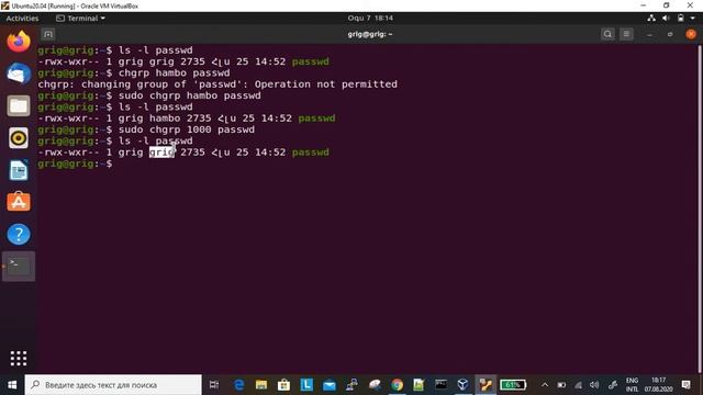 6. LINUX հայերեն դասընթաց ։ Ֆայլի տիրոջ փոփոխումը chown հրամանը смотреть онлайн