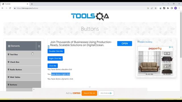 #Tutorials 19 || Action chain Part 1 | Mouse click, right click and double action || Selenium Pytho смотреть онлайн