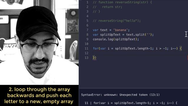 freeCodeCamp Solution - Reverse A String смотреть онлайн