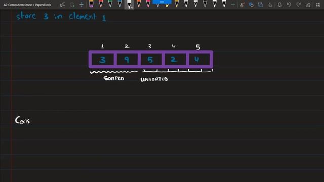 Programming | Insertion Sort Part 1 | Chapter 19 & 20 | Paper 3 | 9618 смотреть онлайн