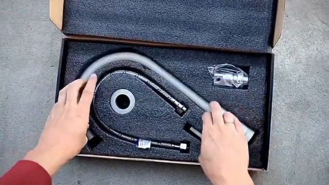 Смеситель Turdus Steel 22К Grey серый без шлангов подвода воды 1Строительный Дмитров смотреть онлайн