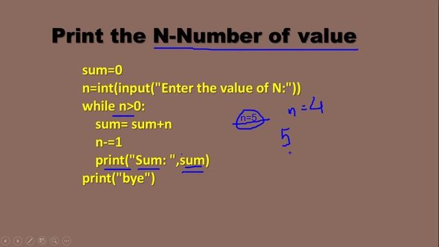 Print the N-number of Values in Python |Python Tutorial-11 in Hindi (With Notes) смотреть онлайн