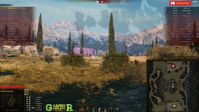 World of Tanks Cruiser Mk. II Replay - 7 Kills 1.2K DMG(Patch 1.5.1) смотреть онлайн