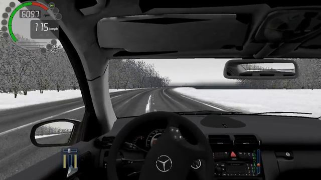 City Car Driving 1.5.5 Mercedes-benz c320 AMG Drift смотреть онлайн