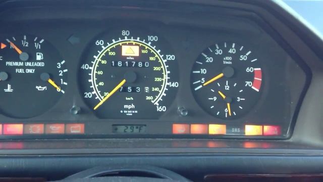 1994 Mercedes E420 Warm Start