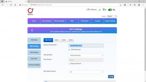 Olax AX5 PRO - Tutorial Modem