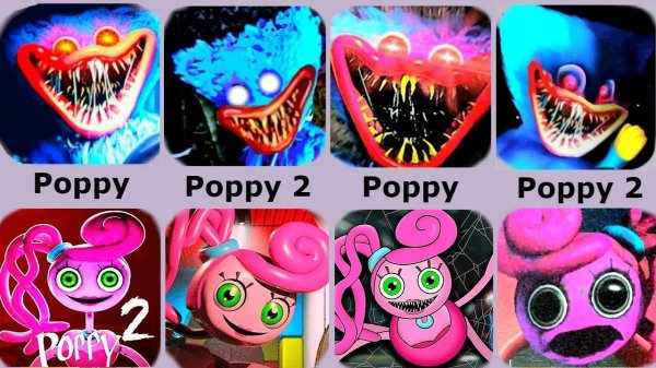 Poppy Playtime VS Poppy Playtime 2 - кто лучше