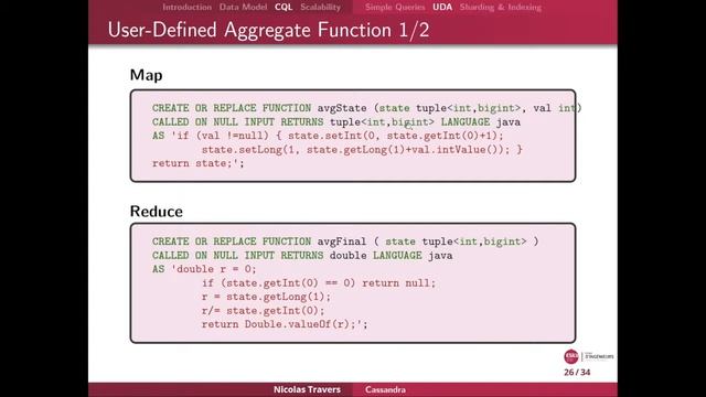 Cassandra 6 UDA MapReduce смотреть онлайн