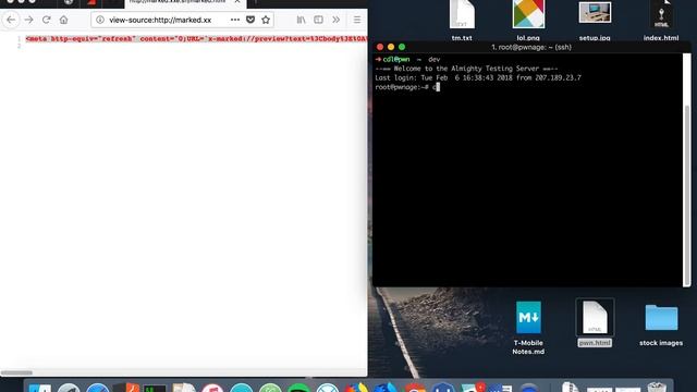 Local File Disclosure in Marked2 смотреть онлайн