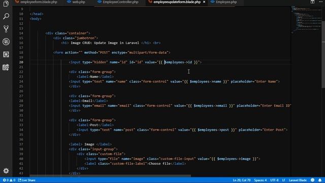 Laravel Image CRUD : How to edit and Update the image/data in Laravel смотреть онлайн